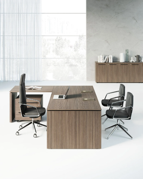 EOS - Rectangular executive desk by Las Mobili - view 3